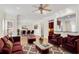 Living room with bright accents and hardwood floors at 1029 Fairway Ne Ests, Atlanta, GA 30319