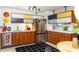 Updated kitchen boasts modern appliances and stylish colorful cabinetry at 1190 Briarcliff Ne Rd # 1, Atlanta, GA 30306