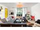 Bright living room with contemporary decor and window at 1190 Briarcliff Ne Rd # 1, Atlanta, GA 30306