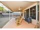 Back porch featuring ceiling fans and outdoor furniture at 422 Windy Ridge Way, Canton, GA 30114