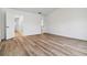 Bright bedroom with hardwood floors and white walls at 5729 Evadale Trce # 6, Mableton, GA 30126