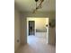 A pet bathing station featuring a tiled wall with a glass partition, a washing bar, and overhead lighting at 2087 Blackberry Ln, Auburn, GA 30011