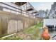 Backyard area features a patio, seating, and an outdoor fireplace on the patio at 6730 Gallant Se Ct, Mableton, GA 30126