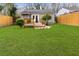 Spacious backyard featuring a wooden deck at 733 Rice Nw St, Atlanta, GA 30318