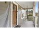 Covered front porch with a hammock chair at 733 Rice Nw St, Atlanta, GA 30318