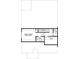 Upper level floorplan featuring a bonus room, bathroom and walk in closet at 1235 Cedarcrest Blvd, Acworth, GA 30101