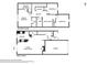 Floor plan of the home showcasing the layout of both the first and second floors at 1624 River Main Ct, Lawrenceville, GA 30046