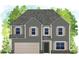 Charming two-story home exterior featuring neutral siding, complementary trim, and an attached two-car garage at 5518 Legacy Trl, Douglasville, GA 30135