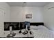 Bedroom featuring a work desk, twin monitors and a picture on the wall at 901 Blue Sky Rdg, Snellville, GA 30078