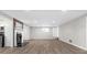 Finished basement featuring a brick fireplace and open layout at 2892 Cardinal Lake Dr, Duluth, GA 30096