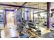 Fully-equipped gym featuring free weights, treadmills, and mirrored walls for a complete fitness experience at 390 17Th Nw St # 2024, Atlanta, GA 30363