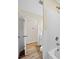 Bright bathroom featuring white cabinets, shower and modern fixtures at 1467 Thompson Pl, Decatur, GA 30032