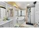 Well-appointed bathroom featuring a soaking tub and separate shower, creating a spa-like experience at 291 Folsom Glade Rd, Rydal, GA 30171