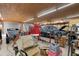 Well-lit garage features ample lighting, storage, and a dedicated workspace perfect for various projects at 291 Folsom Glade Rd, Rydal, GA 30171