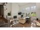 Bright open-concept living area with fireplace, hardwood floors, and large windows floods the space with light at 17 Blackland Rd, Atlanta, GA 30342
