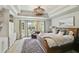 Relaxing main bedroom with large windows, a seating area, and a chandelier at 17 Blackland Rd, Atlanta, GA 30342