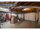 Spacious basement with concrete floor, great for storage or future renovation at 504 Hanover Ct, Woodstock, GA 30188