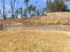 A partially fenced in backyard with an earth hill at 272 Laurel Canyon Pkwy, Canton, GA 30114