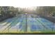 A beautiful community featuring well-maintained, full-sized and fenced in pickleball courts at 272 Laurel Canyon Pkwy, Canton, GA 30114
