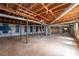 Basement with exposed wooden beams at 4693 Sugar Hill Se Rd, Acworth, GA 30102