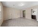 Bedroom that opens to the bathroom with tile floors at 4693 Sugar Hill Se Rd, Acworth, GA 30102