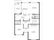 Detailed floor plan showing the main level layout with kitchen, dining, living room, and balcony at 15 Paces West Nw Dr, Atlanta, GA 30327