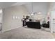 Spacious living room with vaulted ceilings and lots of natural light at 3130 Goldmist Dr, Buford, GA 30519