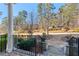 View of the front yard from the porch showing stone walkway and manicured lawn at 261 Thompson St, Alpharetta, GA 30009