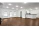 Finished basement space with bar area, recessed lighting, and access to the outside, ready for entertainment at 2733 Caldwell Rd, Brookhaven, GA 30319