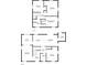 Home floor plan featuring both first and second floors with clearly labeled rooms and dimensions at 2736 Old Norcross Rd, Tucker, GA 30084