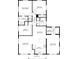 Detailed floor plan showcasing the layout of the bedrooms, bathrooms, kitchen, living spaces, and outdoor porch at 1244 Lorenzo Sw Dr, Atlanta, GA 30310
