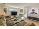 Well-lit living room with fireplace, comfortable seating, and unique decor at 3398 Lori Ln, Atlanta, GA 30340