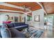 Spacious living room open to dining room and kitchen with lots of seating at 3398 Lori Ln, Atlanta, GA 30340