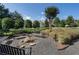 Community common area with park benches and low maintenance landscaping at 3470 Serenade Nw Commons, Kennesaw, GA 30152