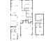 Detailed floor plan showcasing the layout of this lovely property at 3470 Serenade Nw Commons, Kennesaw, GA 30152