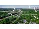 Aerial view of the property highlighting its location near Edgewood Retail, The Beltline, and Little 5 Points at 185 Marion # A, Atlanta, GA 30307