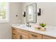 Stylish bathroom with a modern vanity, sleek fixtures, and elegant lighting at 185 Marion # A, Atlanta, GA 30307