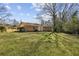 Expansive backyard surrounded by trees, offering plenty of space for outdoor activities at 2235 Chamois Ct, Decatur, GA 30035