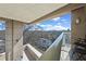 Balcony view shows the city skyline and surrounding greenery, offering a serene outdoor space at 2881 Peachtree Ne Rd # 704, Atlanta, GA 30305
