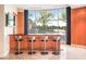 Entertain at the bar with seating and beautiful city views through expansive windows at 2881 Peachtree Ne Rd # 704, Atlanta, GA 30305