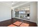 Spacious bedroom with access to a private balcony, offering indoor-outdoor living and great views at 2881 Peachtree Ne Rd # 704, Atlanta, GA 30305