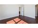 Empty bedroom with hardwood floors and fresh paint, awaiting a new homeowner's personal touch at 2881 Peachtree Ne Rd # 704, Atlanta, GA 30305