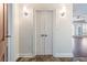 Elegant hallway with double doors and stylish lighting, creating a welcoming entrance to the home at 2881 Peachtree Ne Rd # 704, Atlanta, GA 30305