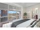 Light-filled main bedroom featuring a large window with scenic views and an ensuite bathroom for added convenience at 2881 Peachtree Ne Rd # 704, Atlanta, GA 30305