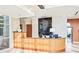 Modern reception desk with sleek design and professional setting, providing a welcoming point of contact at 2881 Peachtree Ne Rd # 704, Atlanta, GA 30305