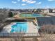 Community pool and tennis courts offer a retreat with relaxing lounge chairs and shade at 5160 Bucknell Trce, Cumming, GA 30028