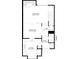 Main floor plan showcasing a kitchen, dining area, living room, powder room, and entry hall at 66 Goldrush Ne Cir, Atlanta, GA 30328