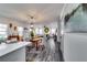 Open-concept living space seamlessly connects the kitchen, dining area, and living room at 236 Barfield Sw Ave, Atlanta, GA 30310