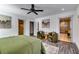 Bright and large main bedroom with large closet and an attached bathroom at 236 Barfield Sw Ave, Atlanta, GA 30310