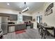 Bright kitchen with stainless steel appliances and gray cabinets that provide ample storage space at 833 N Grand Nw Ave, Atlanta, GA 30318